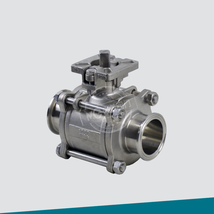 三片式卡箍球阀(高平台)