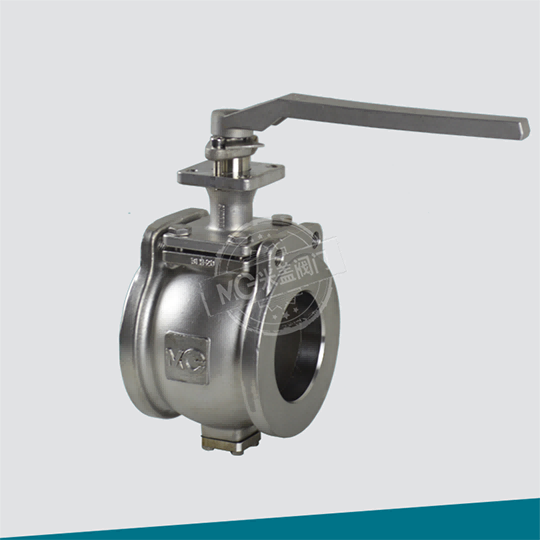 第三代对夹v型球阀