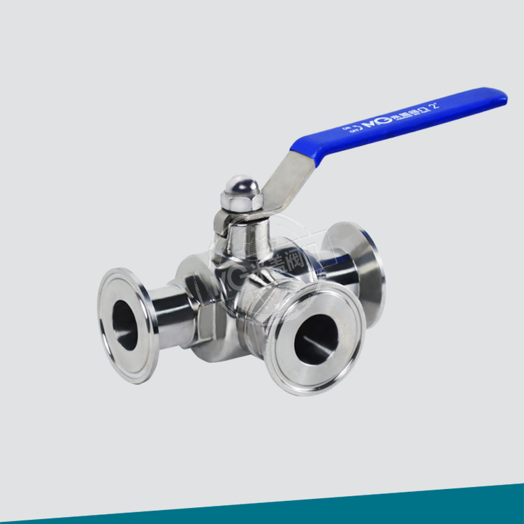 卫生级三通球阀wq84f